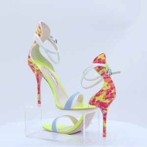 Sophia Webster Nicole Camo 100mm Leather Heels